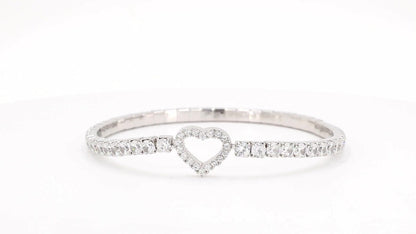 Divara Freya Tennis Bracelet, sterling silver 925 cubic zirconia bracelet