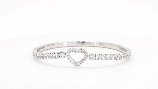 Divara Freya Tennis Bracelet, sterling silver 925 cubic zirconia bracelet