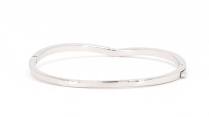 Divara Marisol Bangle, sterling silver 925 cubic zirconia bracelet