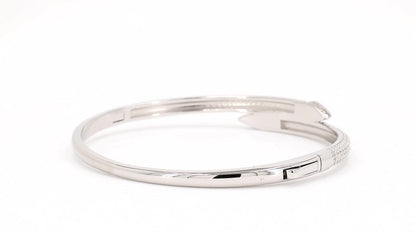 Divara Adelina Bangle, sterling silver 925 cubic zirconia bracelet