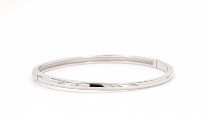 Divara Dahlia Bangle, sterling silver 925 cubic zirconia bracelet