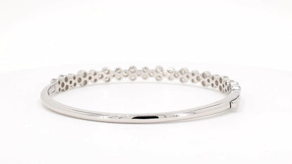 Divara Esme Bangle, sterling silver 925 cubic zirconia bracelet