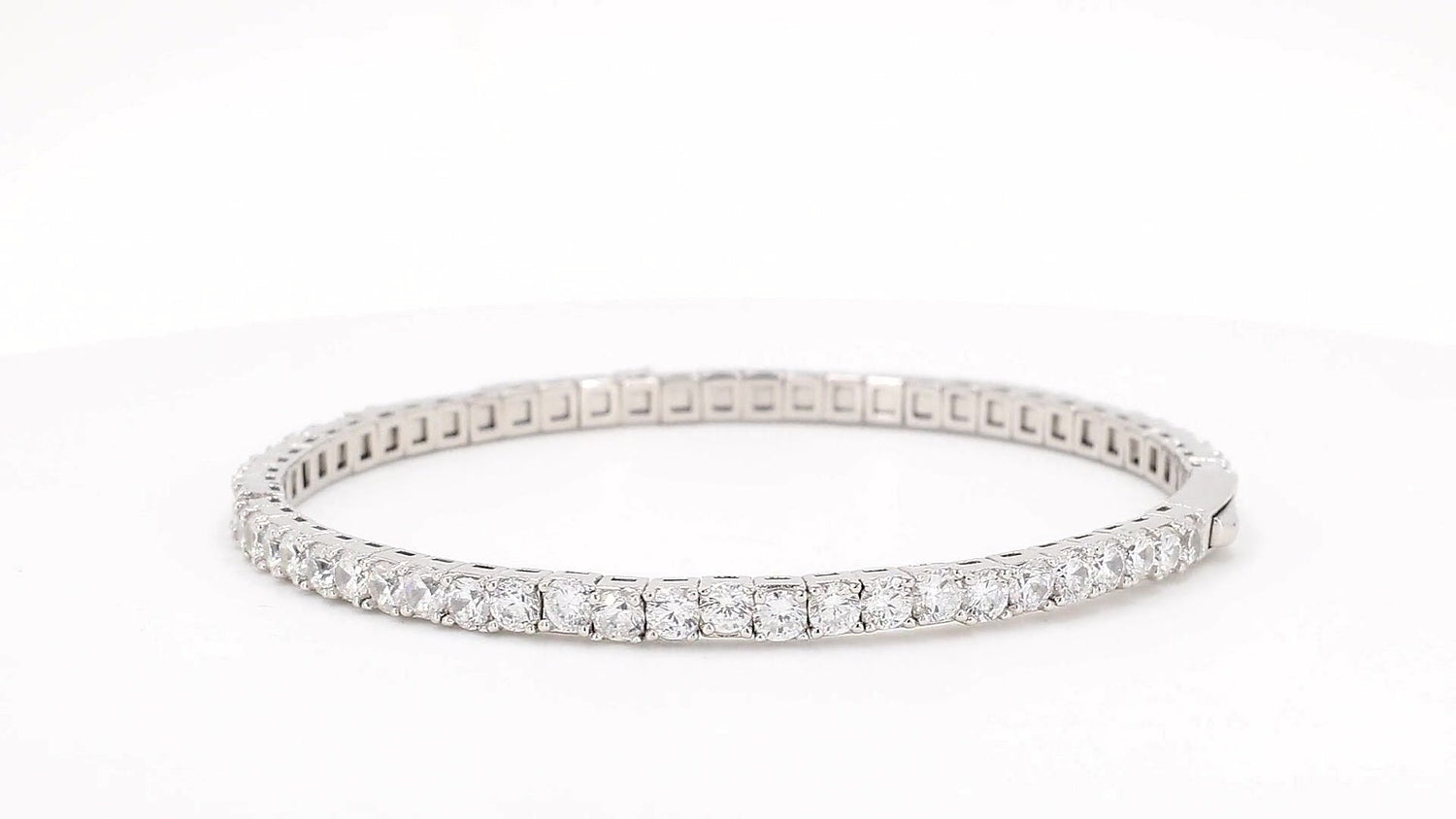 Divara Oriana Tennis Bracelet, sterling silver 925 cubic zirconia bracelet