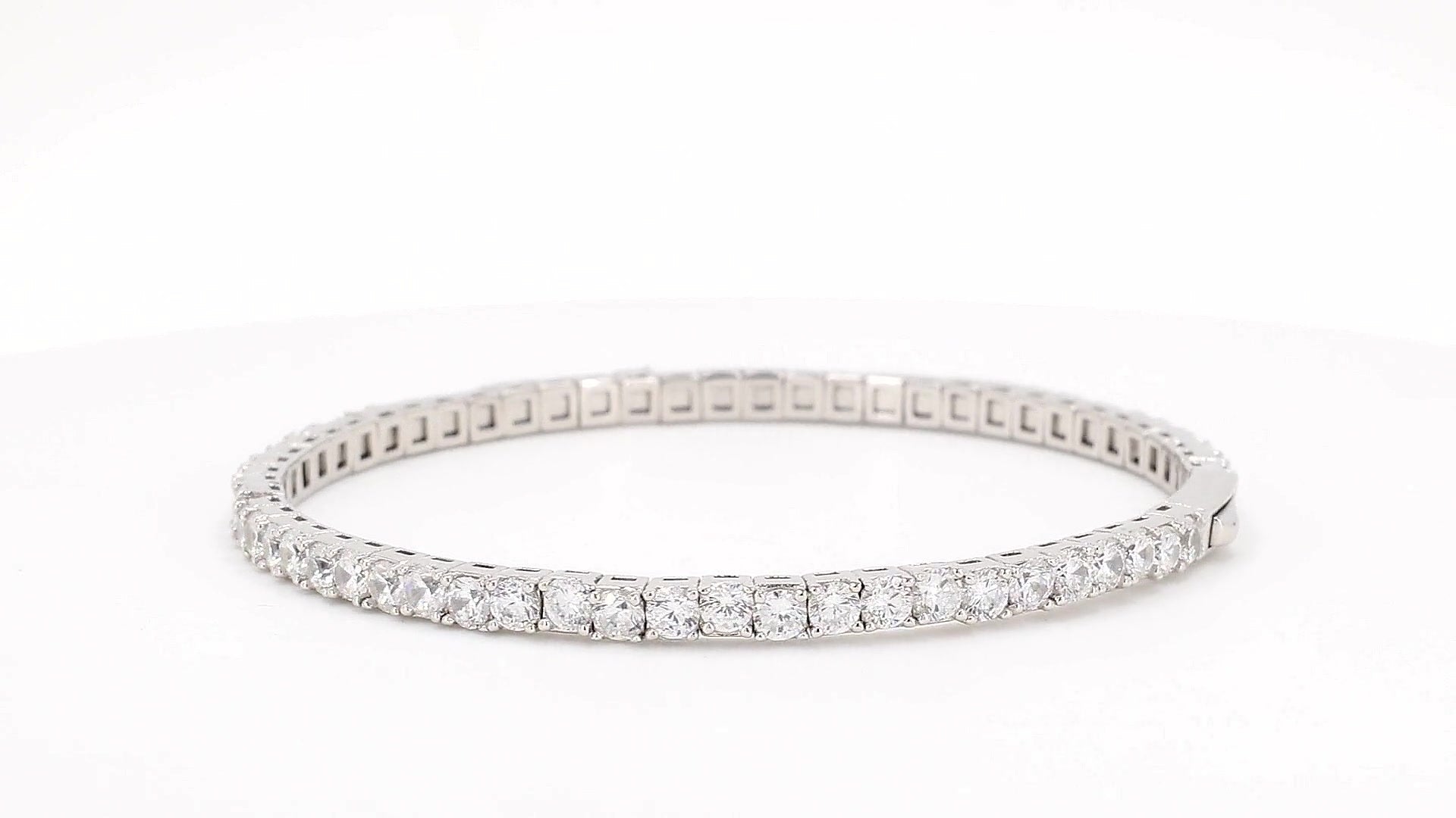Divara Oriana Tennis Bracelet, sterling silver 925 cubic zirconia bracelet