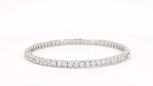 Divara Oriana Tennis Bracelet, sterling silver 925 cubic zirconia bracelet