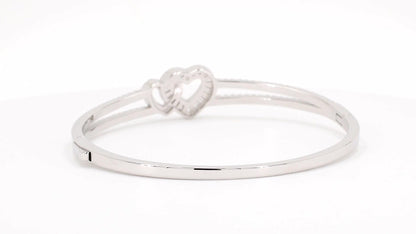 Divara Romy Bangle, sterling silver 925 cubic zirconia bracelet