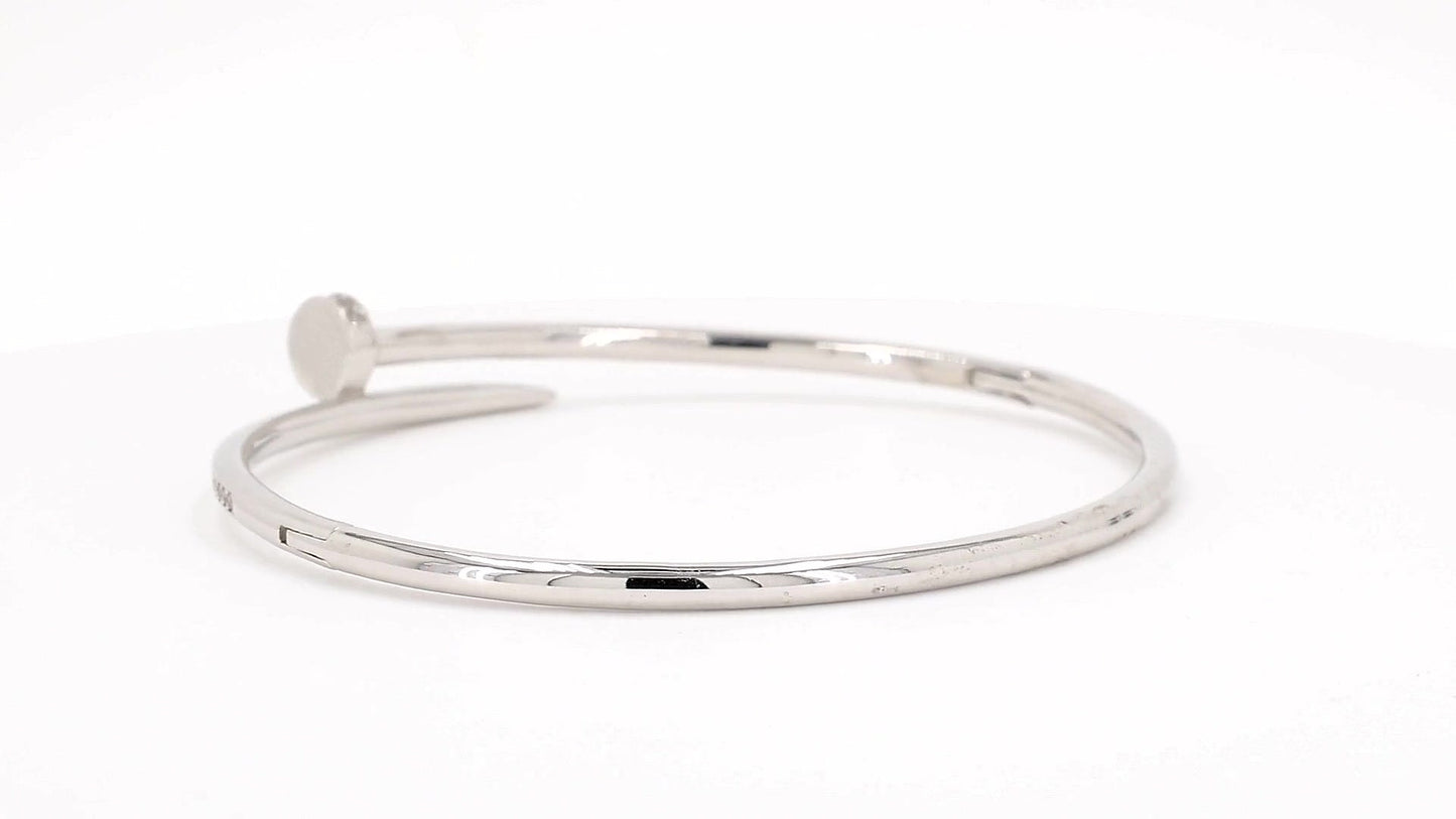 Divara Tessa Bangle, sterling silver 925 cubic zirconia bracelet