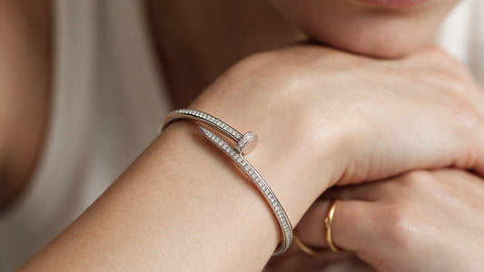Divara Tessa Bangle, sterling silver 925 cubic zirconia bracelet