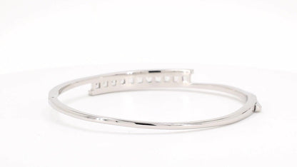 Divara Valentina Bangle, sterling silver 925 cubic zirconia bracelet
