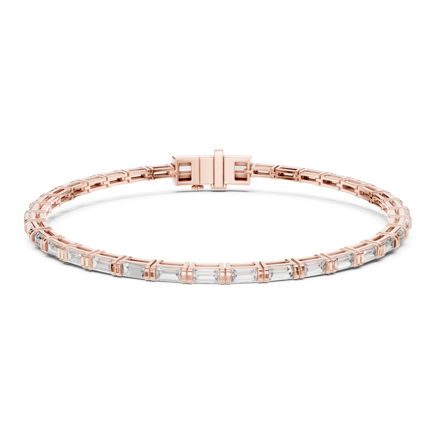 Vera 4 Carat Baguette Lab Grown Diamond Tennis Bracelet