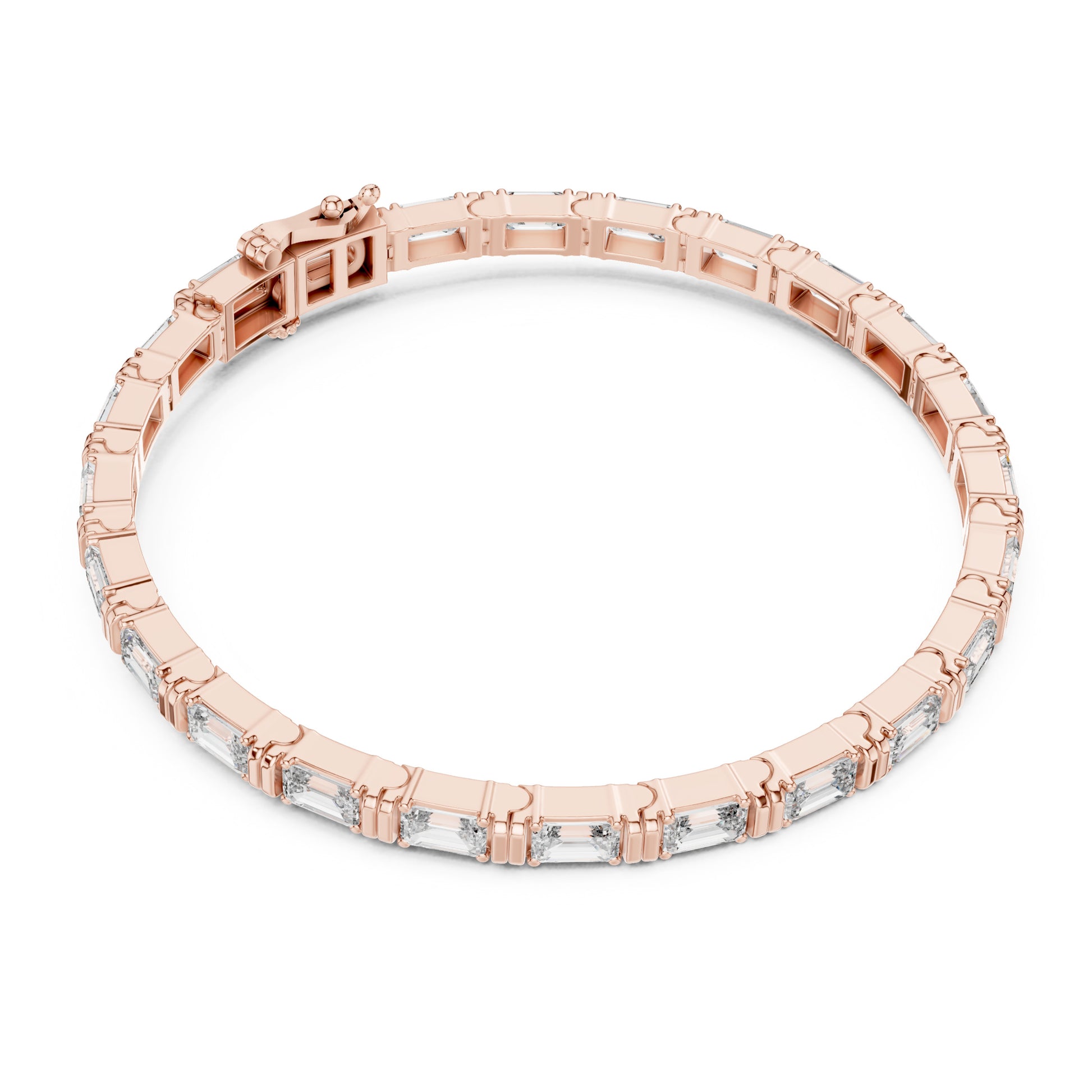 Vera 9 Carat Emerald Lab Grown Diamond Tennis Bracelet