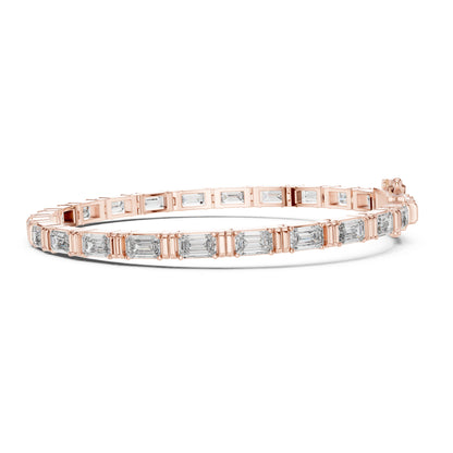 Vera 9 Carat Emerald Lab Grown Diamond Tennis Bracelet