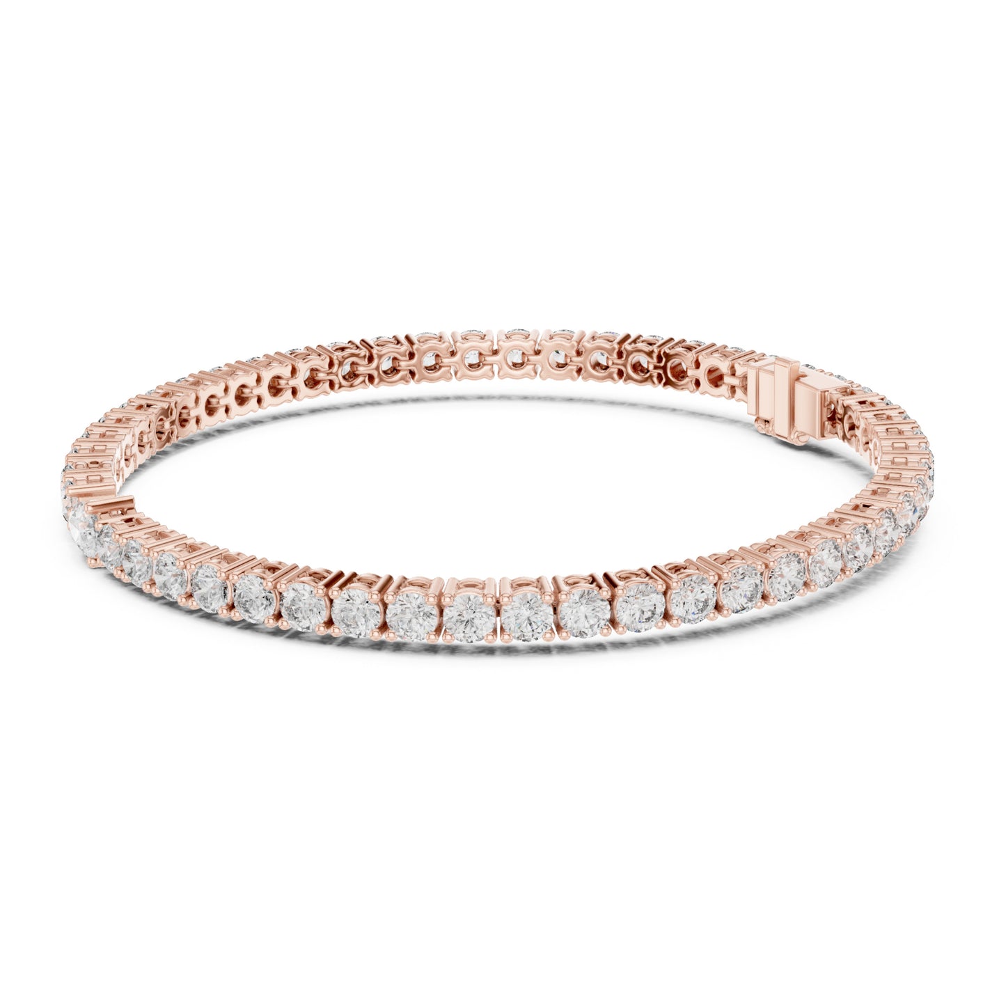 Aurora 6 Carat Pear Lab Grown Diamond Tennis Bracelet