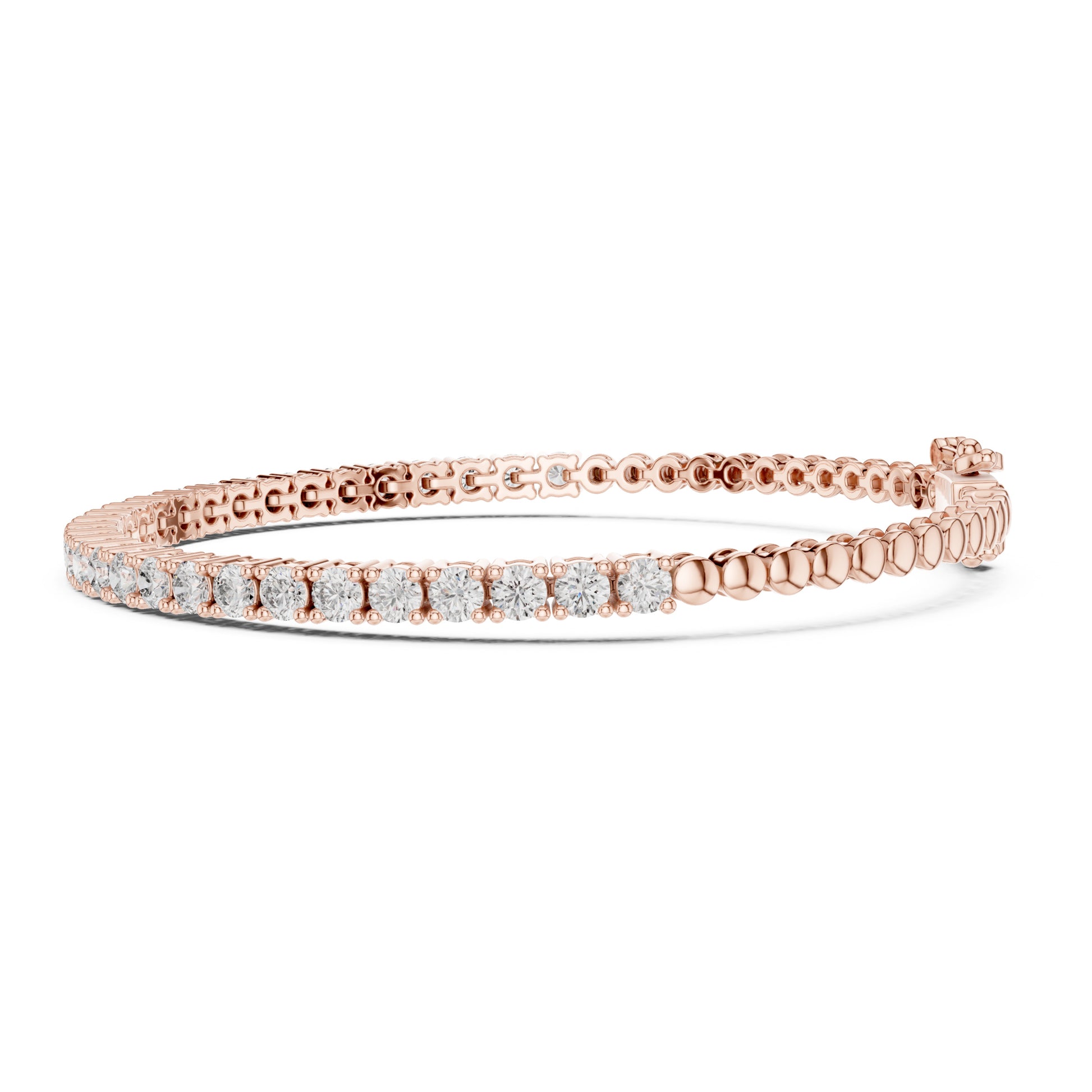 Aurora 2 Carat Round Lab Grown Diamond Tennis Bracelet