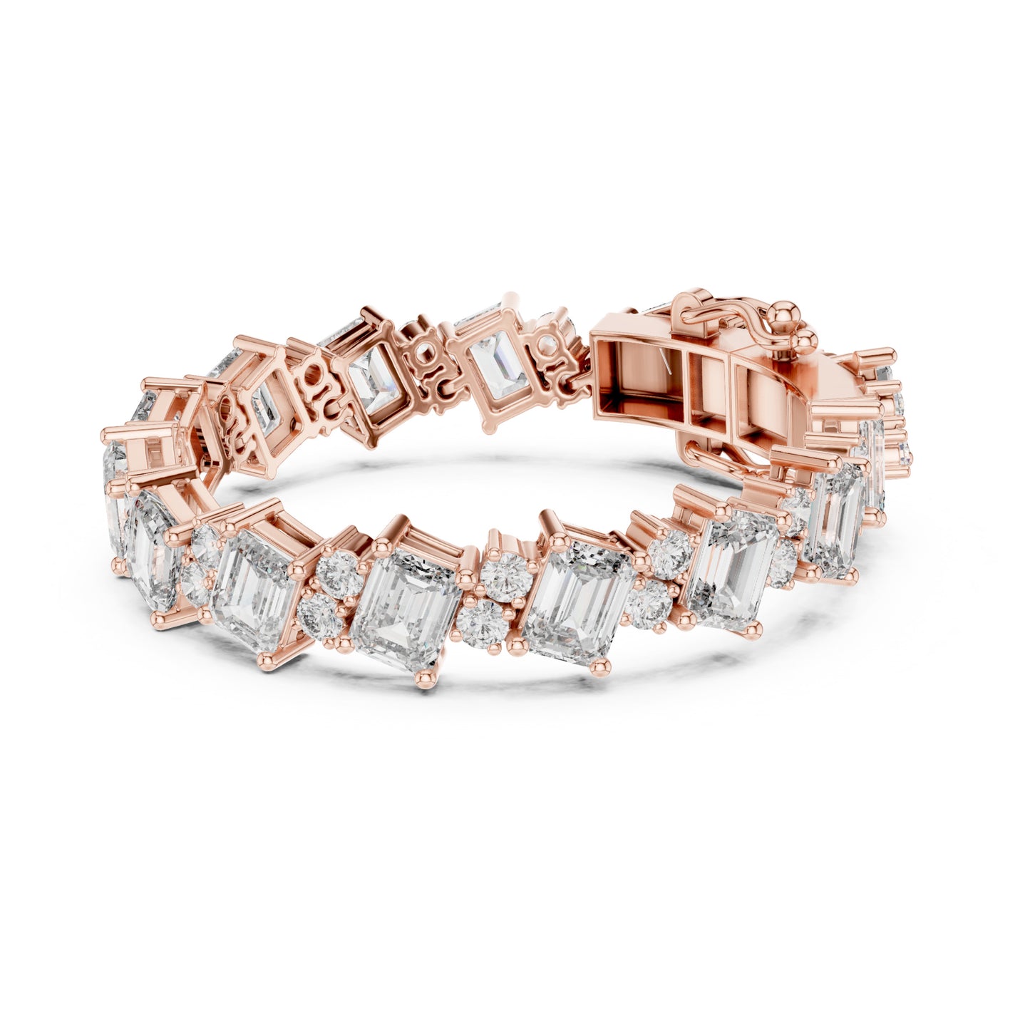 Vera 30 Carat Emerald Lab Grown Diamond Tennis Bracelet