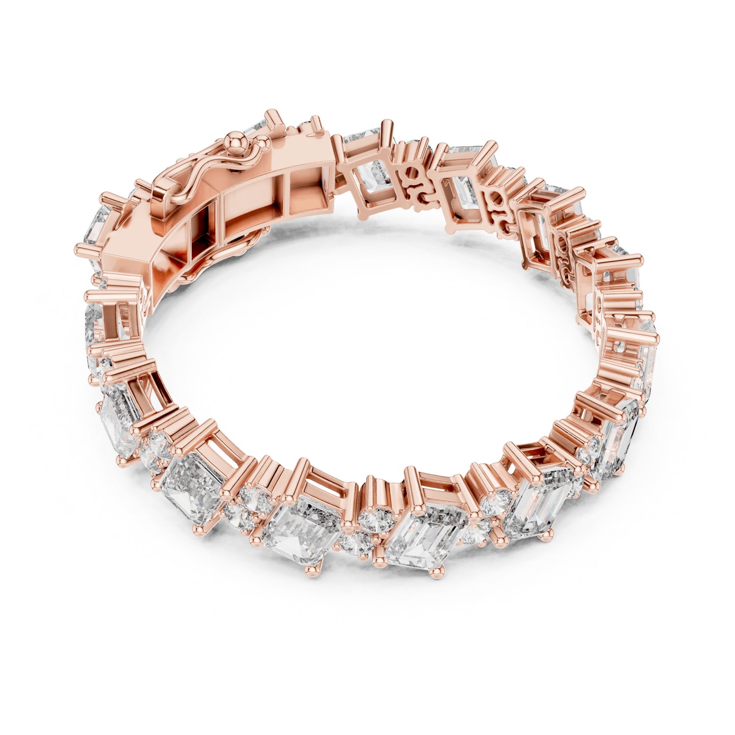 Vera 30 Carat Emerald Lab Grown Diamond Tennis Bracelet