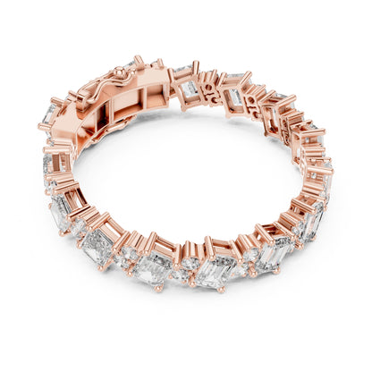 Vera 30 Carat Emerald Lab Grown Diamond Tennis Bracelet