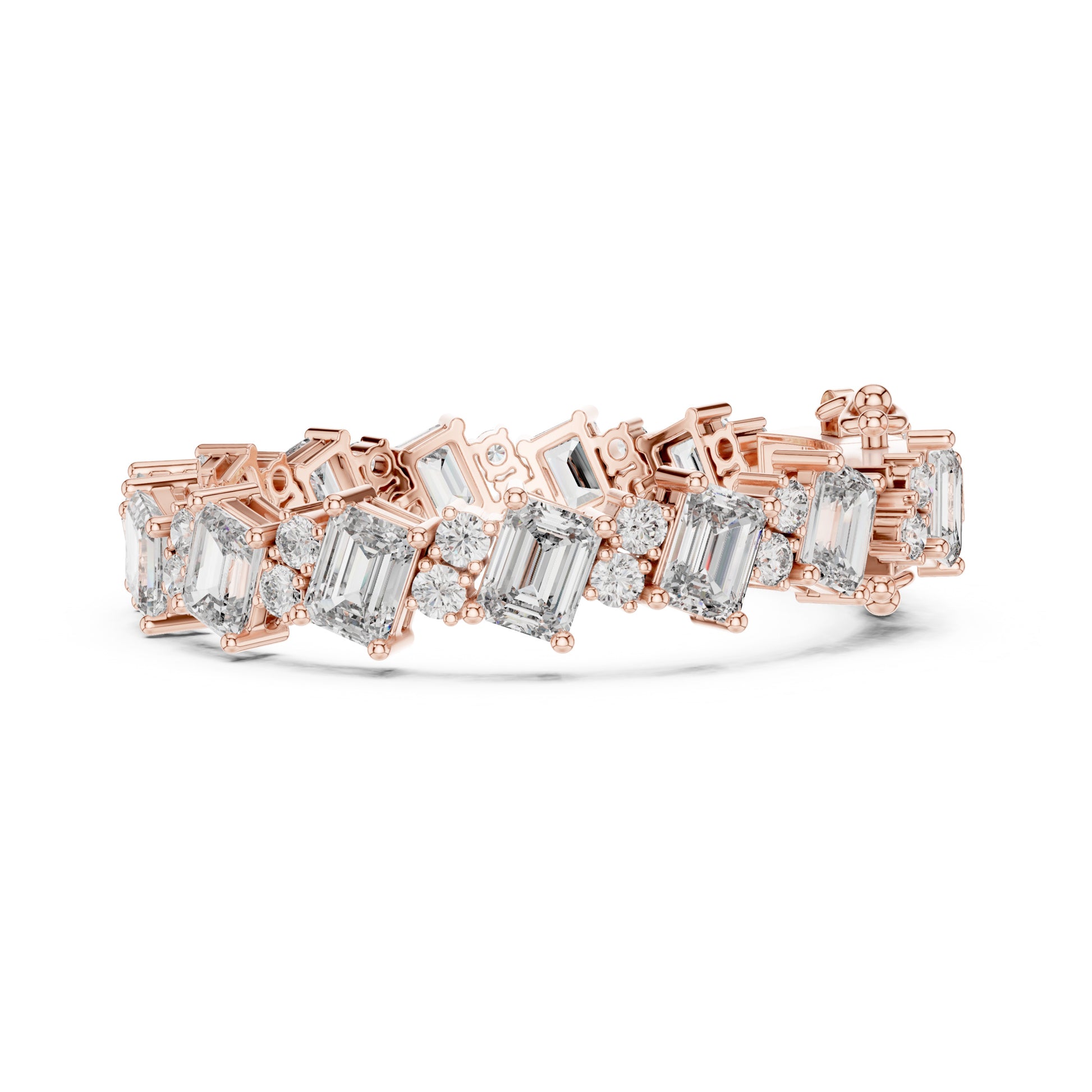 Vera 30 Carat Emerald Lab Grown Diamond Tennis Bracelet