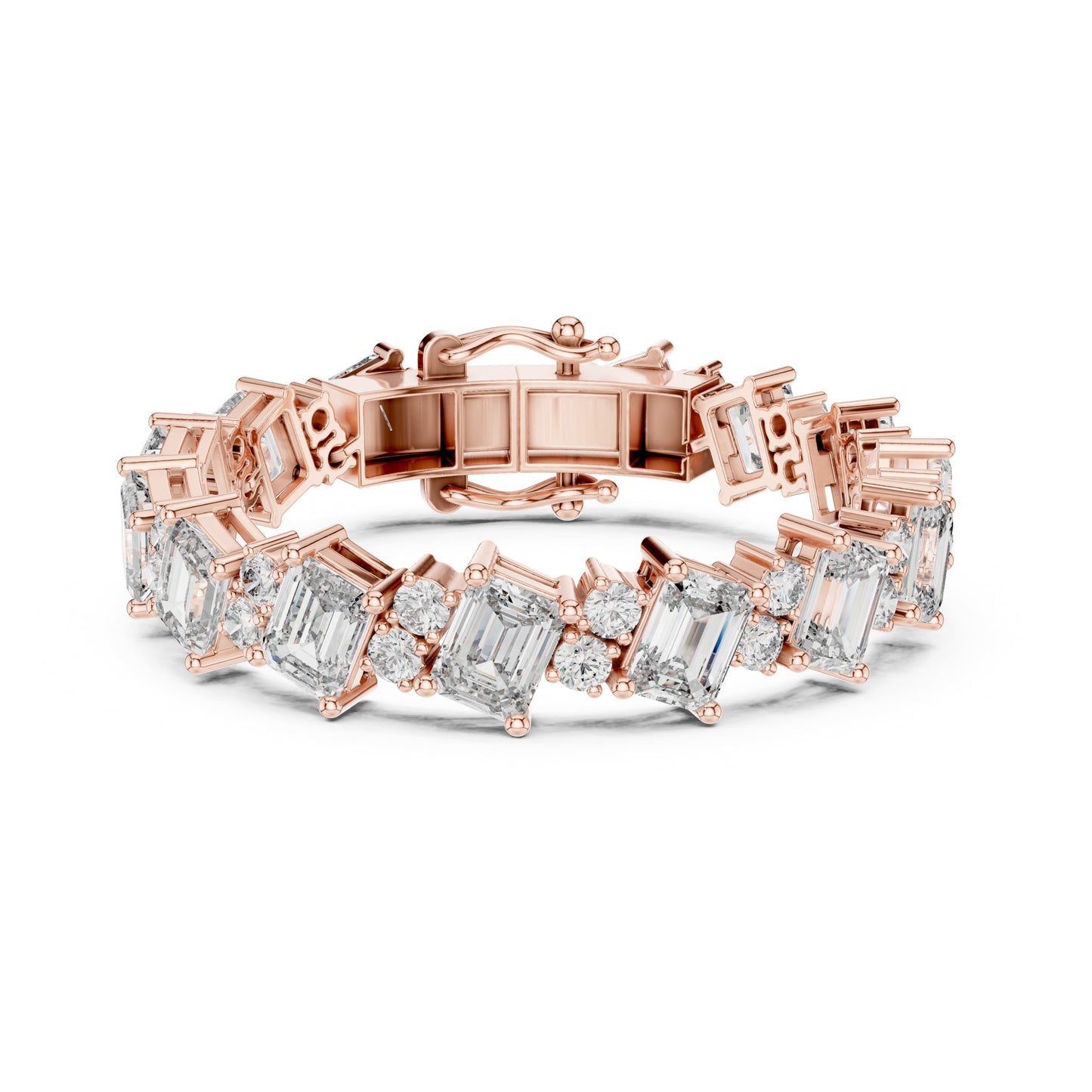 Vera 30 Carat Emerald Lab Grown Diamond Tennis Bracelet