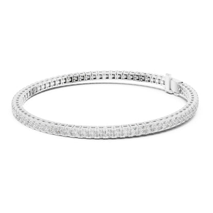 Aurora 5 Carat Princess Lab Grown Diamond Tennis Bracelet