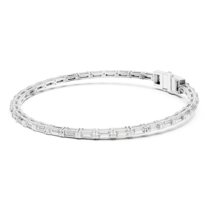 Vera 4 Carat Baguette Lab Grown Diamond Tennis Bracelet