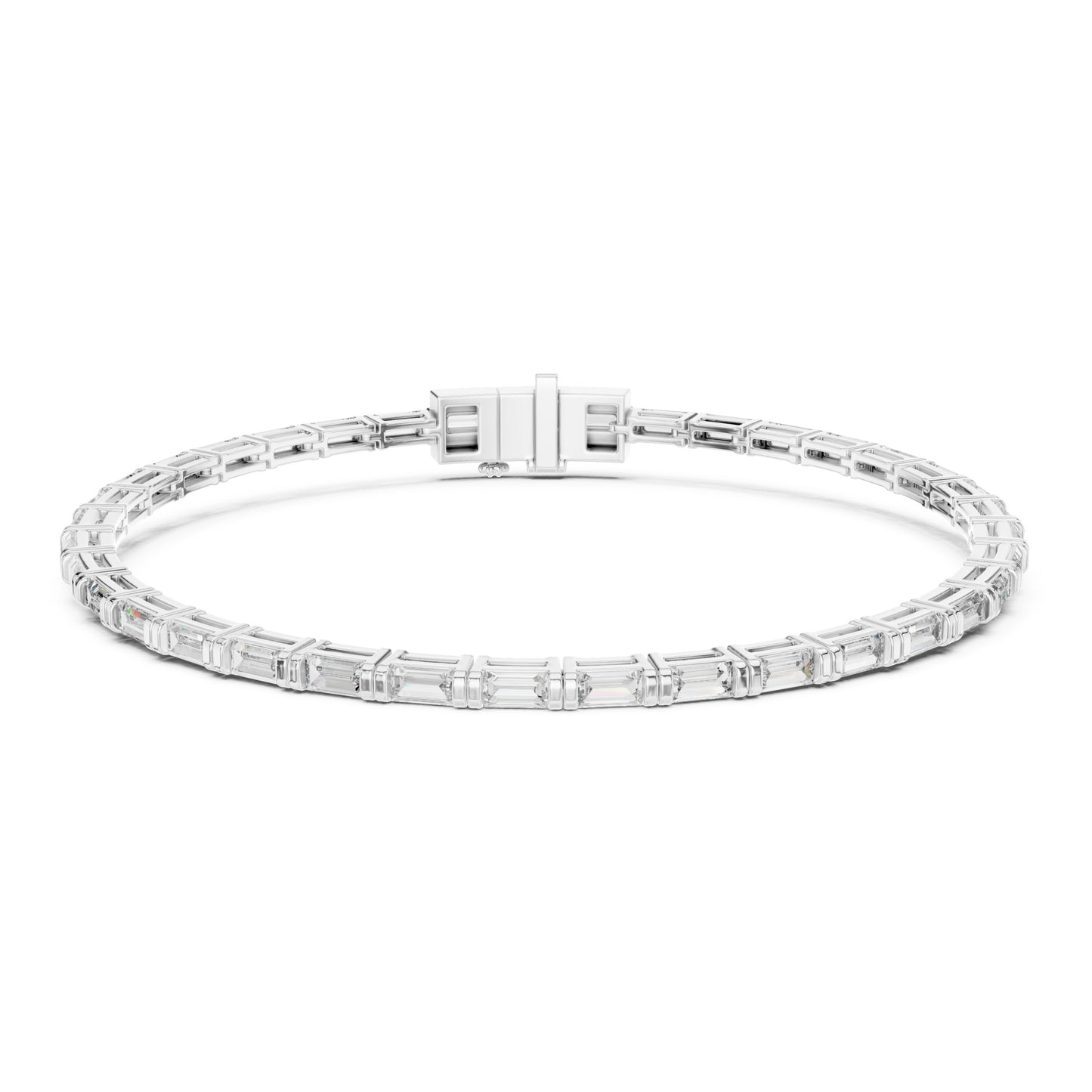 Vera 4 Carat Baguette Lab Grown Diamond Tennis Bracelet