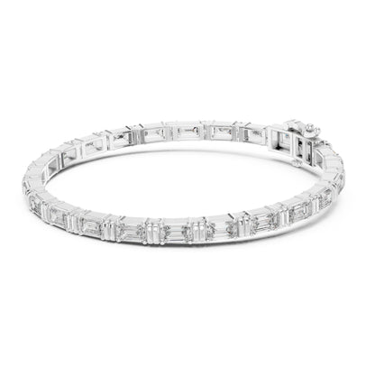 Vera 9 Carat Emerald Lab Grown Diamond Tennis Bracelet