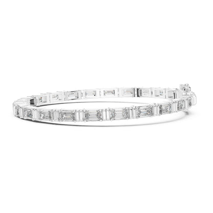 Vera 9 Carat Emerald Lab Grown Diamond Tennis Bracelet