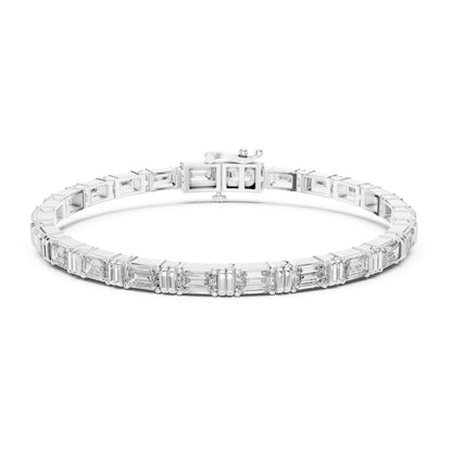 Vera 9 Carat Emerald Lab Grown Diamond Tennis Bracelet