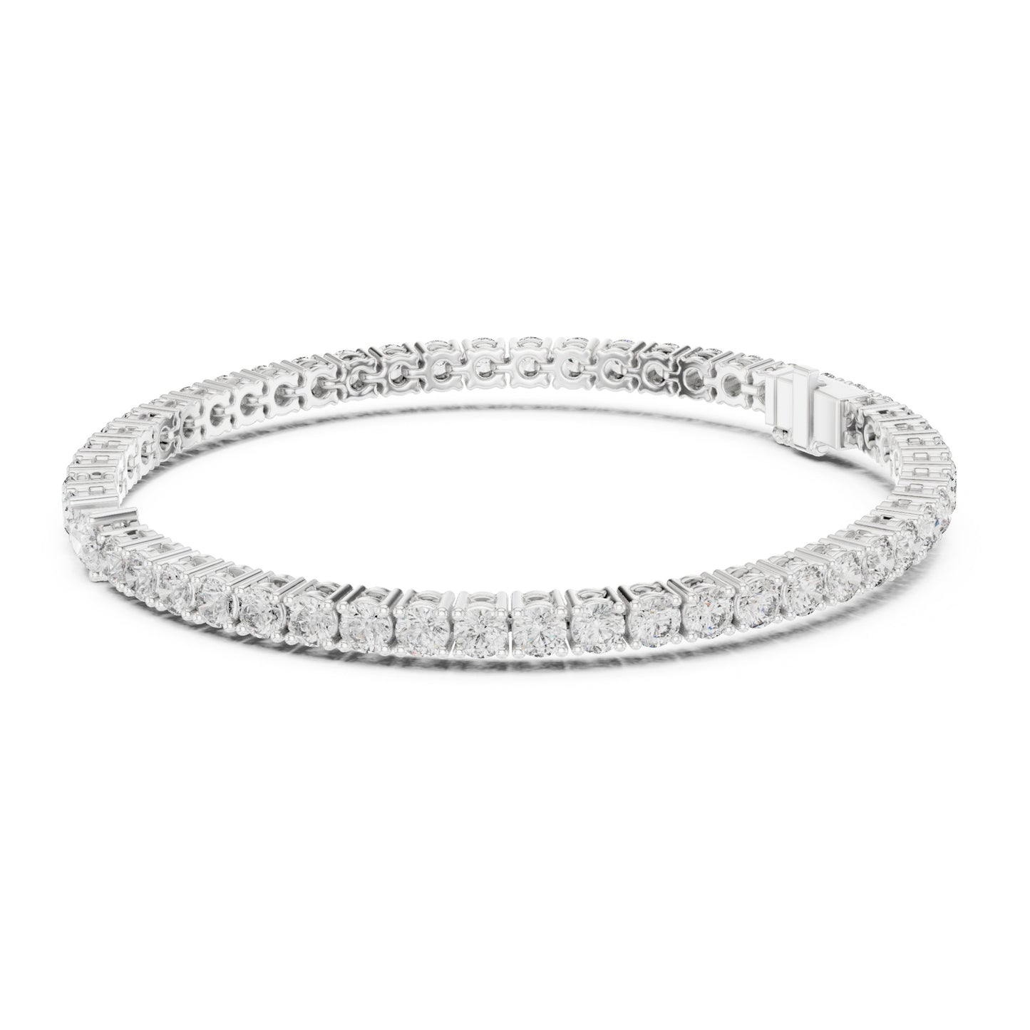 Aurora 6 Carat Pear Lab Grown Diamond Tennis Bracelet