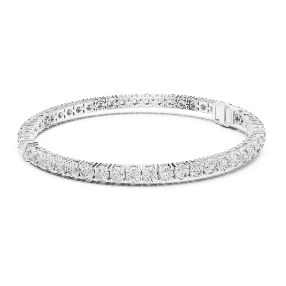 Aurora 6 Carat Pear Lab Grown Diamond Tennis Bracelet