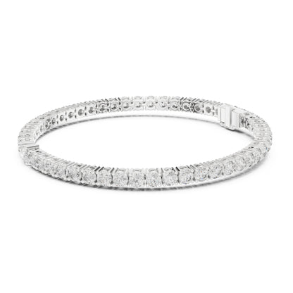 Aurora 6 Carat Pear Lab Grown Diamond Tennis Bracelet