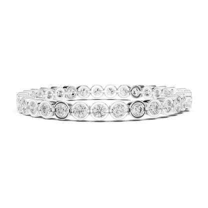 Isla 10 Carat Round Lab Grown Diamond Tennis Bracelet
