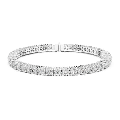 Aurora 8 Carat Round Lab Grown Diamond Double Row Tennis Bracelet