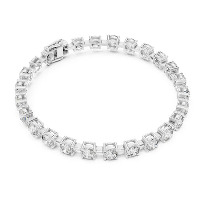 Aurora 10 Carat Round Lab Grown Diamond Tennis Bracelet