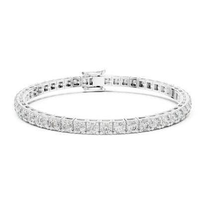 Aurora 12 Carat Round Lab Grown Diamond Statement Tennis Bracelet