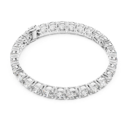 Aurora 25 Carat Round Lab Grown Diamond Tennis Bracelet