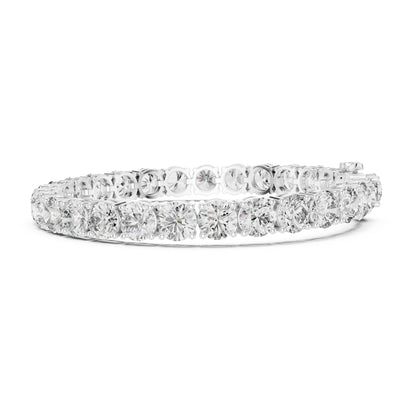 Aurora 25 Carat Round Lab Grown Diamond Tennis Bracelet