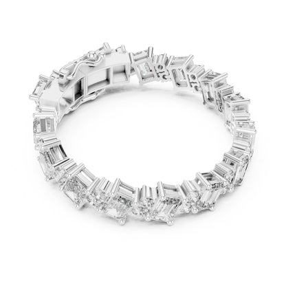 Vera 30 Carat Emerald Lab Grown Diamond Tennis Bracelet