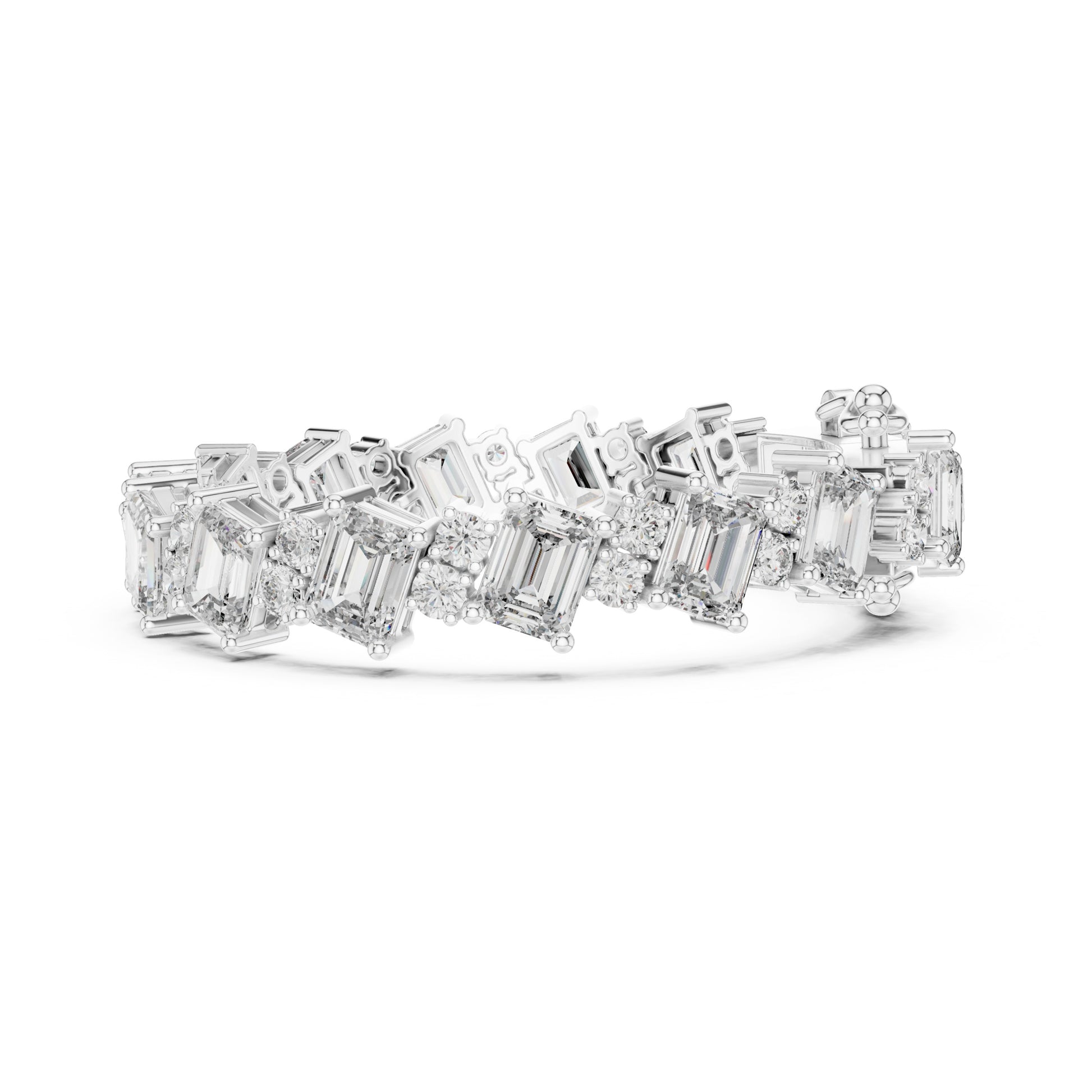 Vera 30 Carat Emerald Lab Grown Diamond Tennis Bracelet