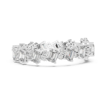 Vera 30 Carat Emerald Lab Grown Diamond Tennis Bracelet
