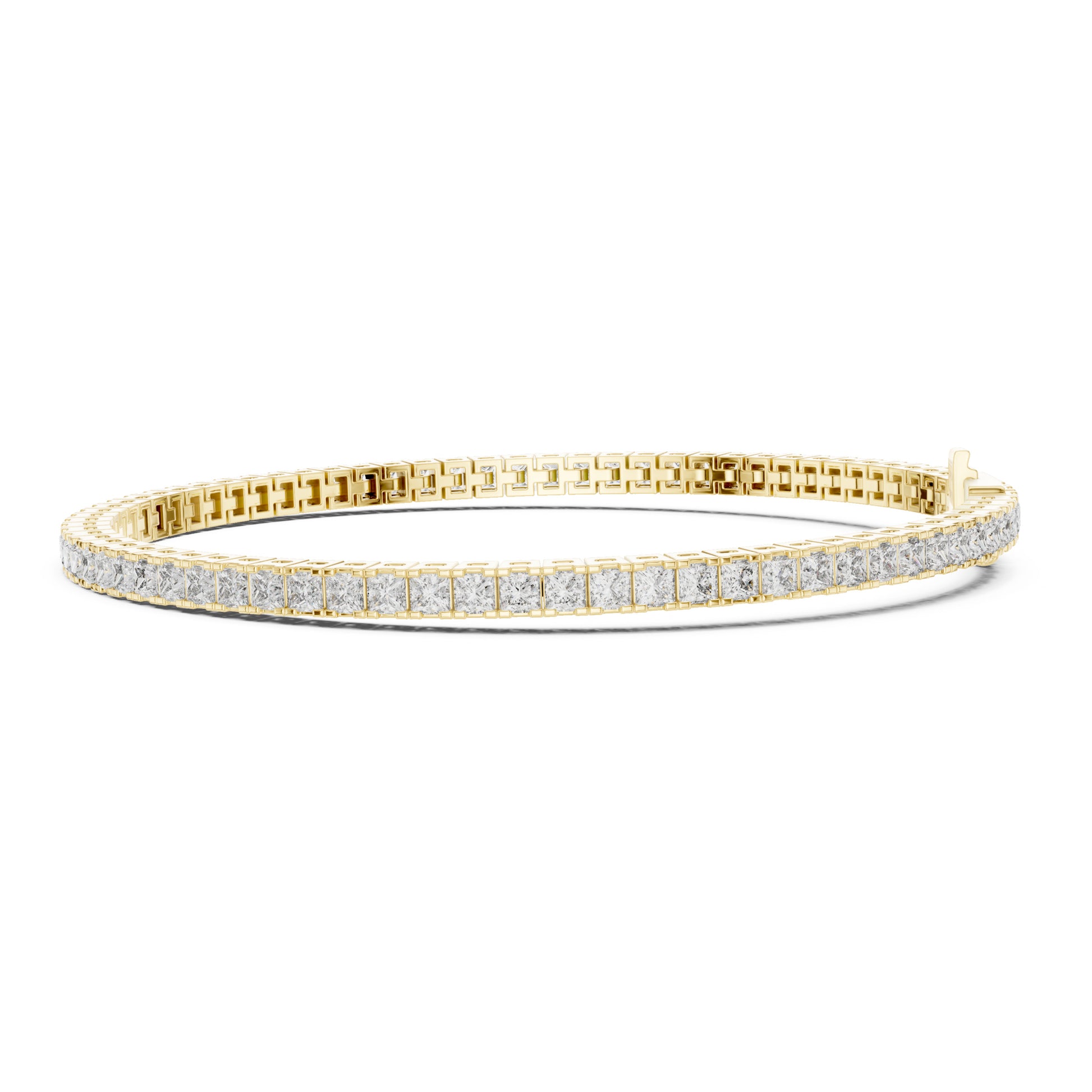 Aurora 5 Carat Princess Lab Grown Diamond Tennis Bracelet
