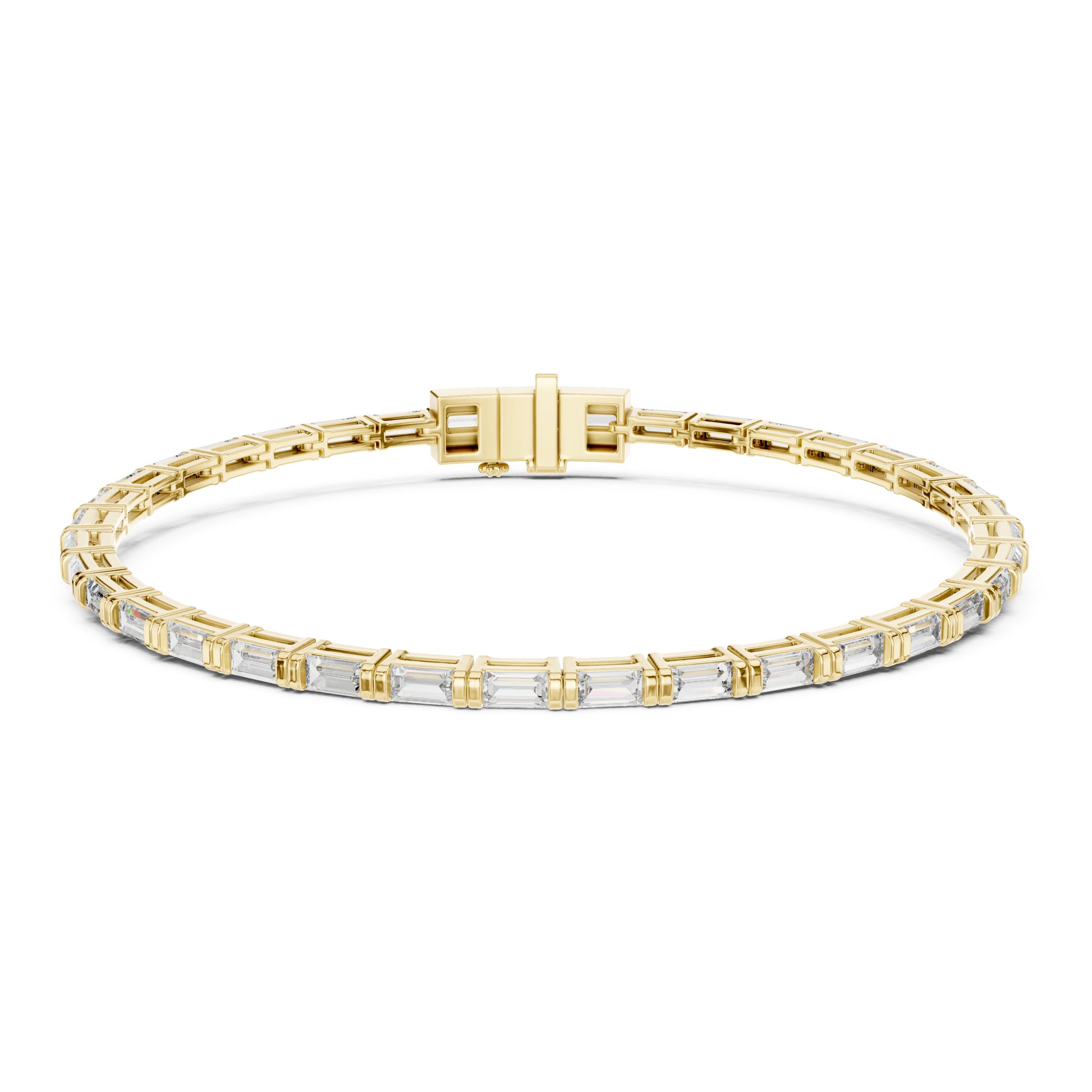 Vera 4 Carat Baguette Lab Grown Diamond Tennis Bracelet