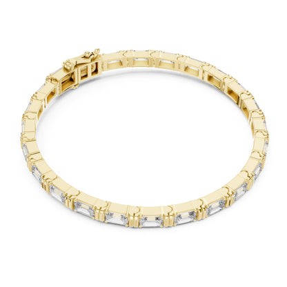 Vera 9 Carat Emerald Lab Grown Diamond Tennis Bracelet