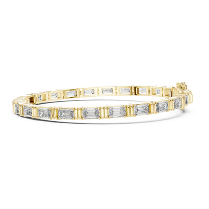 Vera 9 Carat Emerald Lab Grown Diamond Tennis Bracelet