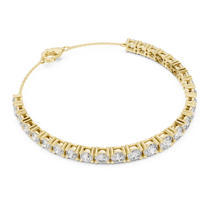 Aurora 8 Carat Round Lab Grown Diamond Graduated Tennis Bracelet