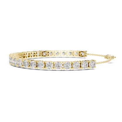 Aurora 8 Carat Round Lab Grown Diamond Graduated Tennis Bracelet