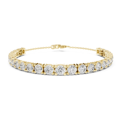 Aurora 8 Carat Round Lab Grown Diamond Graduated Tennis Bracelet