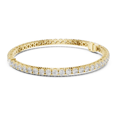 Aurora 6 Carat Pear Lab Grown Diamond Tennis Bracelet