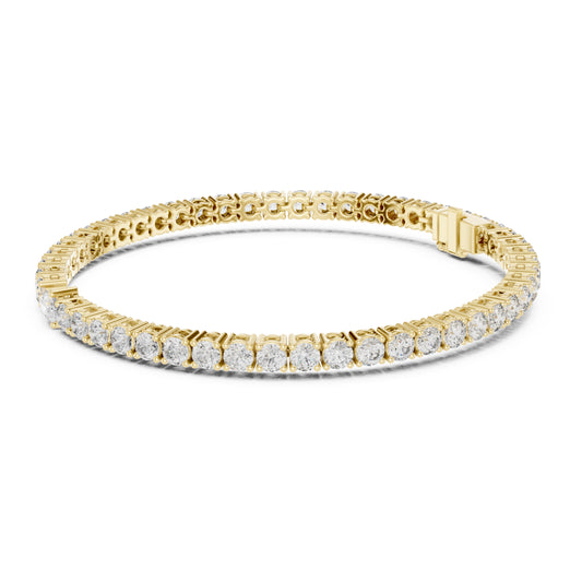 Aurora 6 Carat Pear Lab Grown Diamond Tennis Bracelet